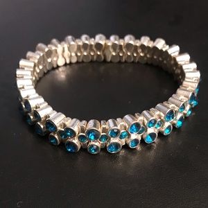 WHBM - Teal Blue Stretch Bracelet